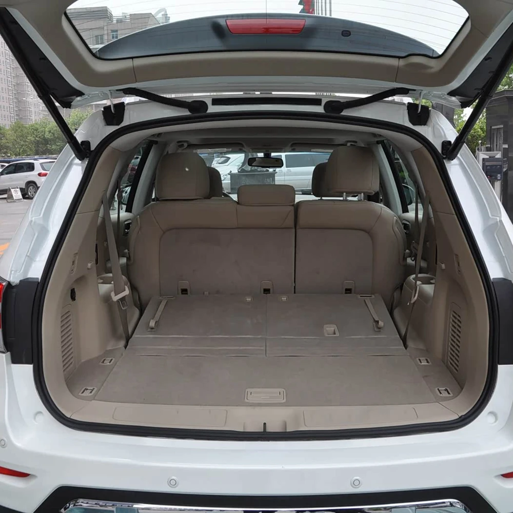 Для Nissan Pathfinder IV R52 2012-2021: Комплект чехлов для автомобильных сидений из веганской кожи Nappa на заказ (art.: 3920dbedead69) - 3920dbedead69