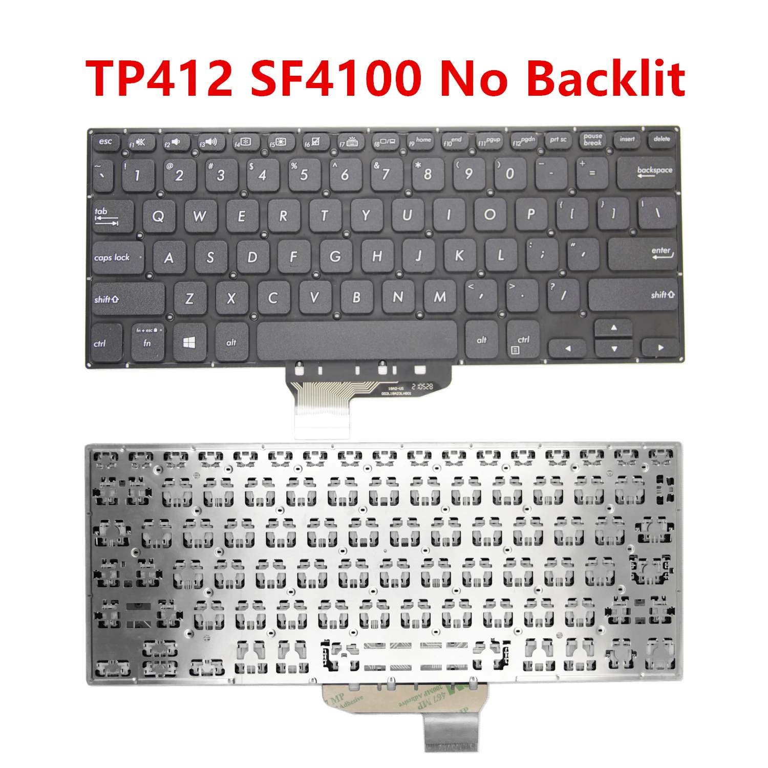 Фото 100% новая американская клавиатура для ноутбуков ASUS Vivobook TP410 TP410UA TP401 TP401C TP401U TP412 SF4100 TP412UA TP420 (английская раскладка) №4