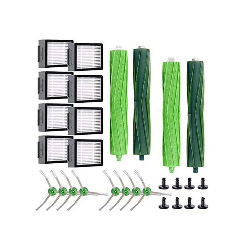

For Irobot Roomba I7 E5 E6 I3 Vacuum Cleaner Accessories Kit Brush Filter Dust Bag Kitchen 26Pcs