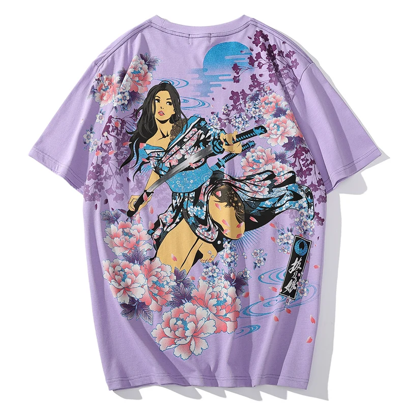 Лето 2022 Новинка японская красота укиё с коротким рукавом