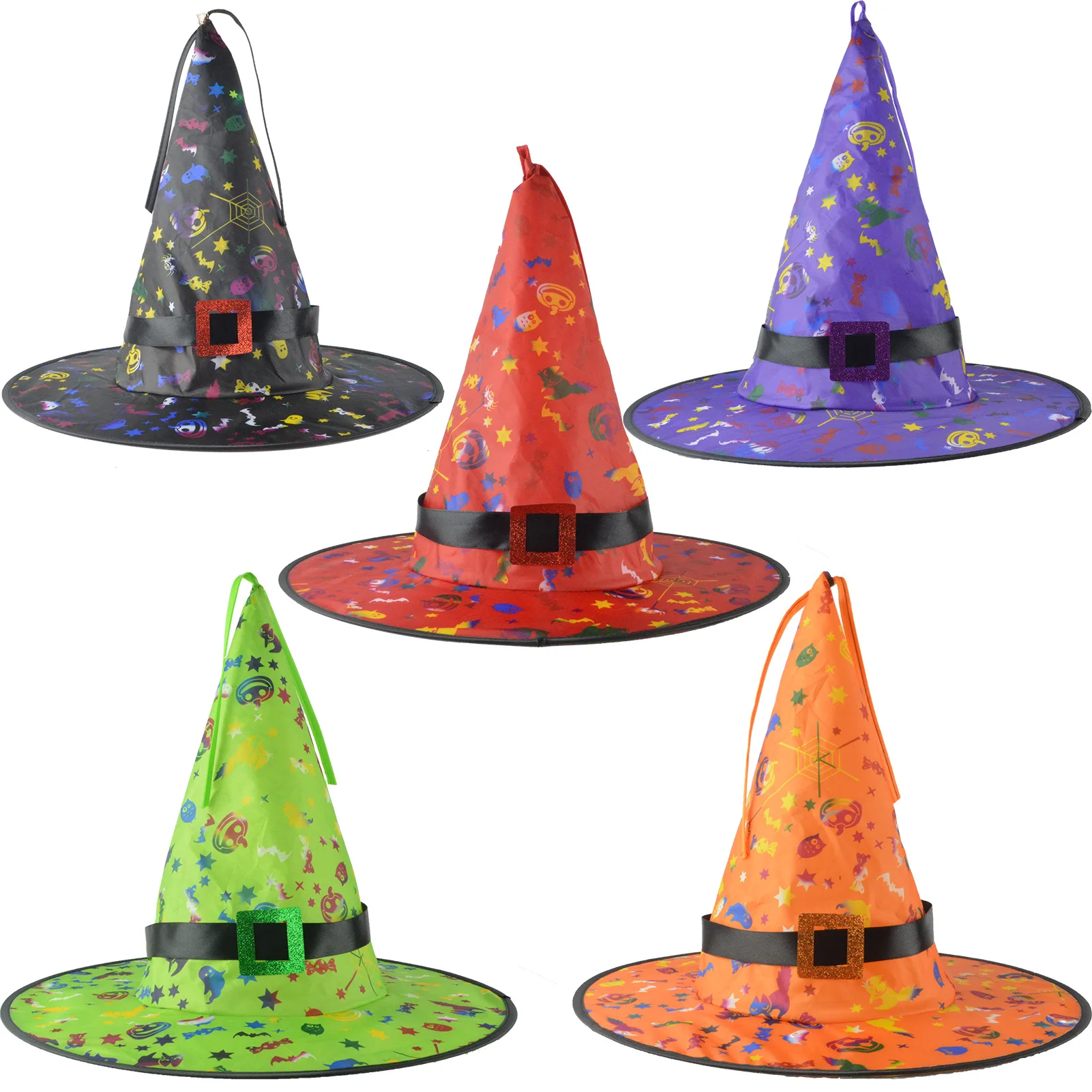 

Halloween Witch Hat Lights LED Hanging Glowing Witch Hats 8 Modes Witch Hat String Lights For Outdoor Indoor Eaves Porch