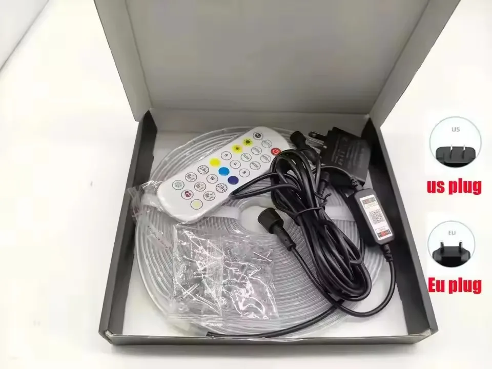 

Водонепроницаемая светодиодная лента RGB 24В 10/30/50 м Bluetooth