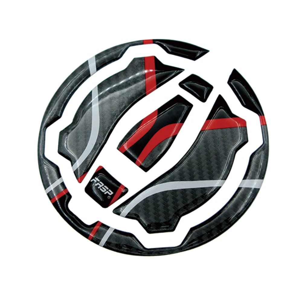 3D-наклейки на крышку мотоцикла с масляным газом наклейки из углеродного волокна
