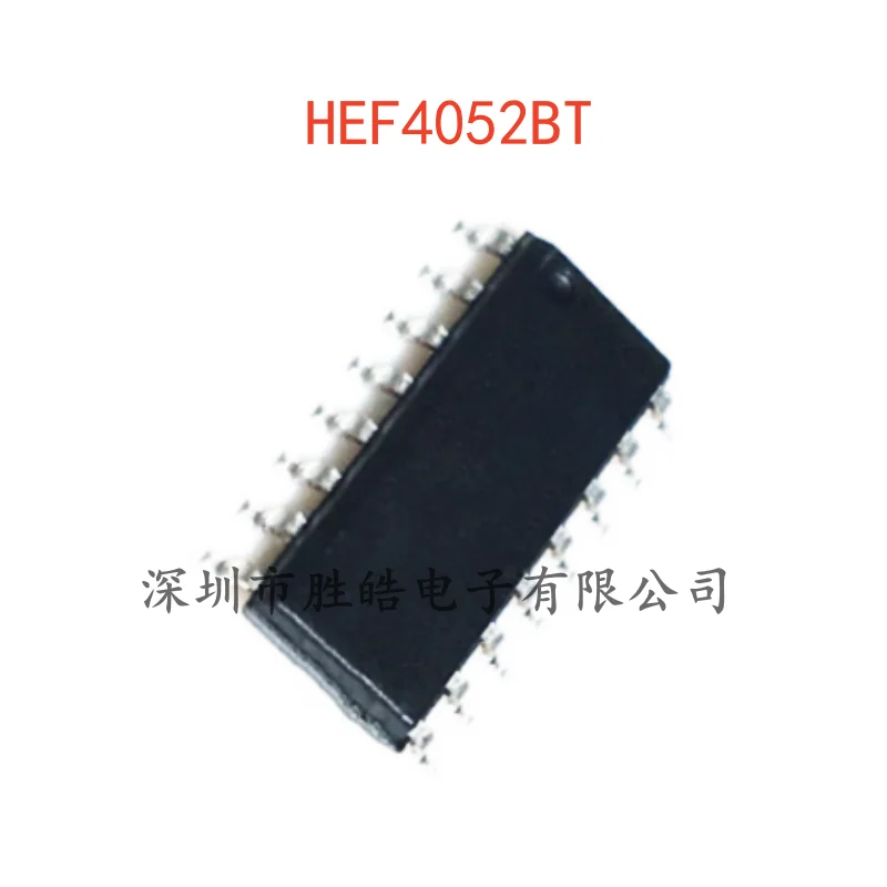 

(10PCS) NEW HEF4052BT HEF4052 Dual 4-Channel Analog Multiplexer Chip SOIC-16 HEF4052BT Integrated Circuit
