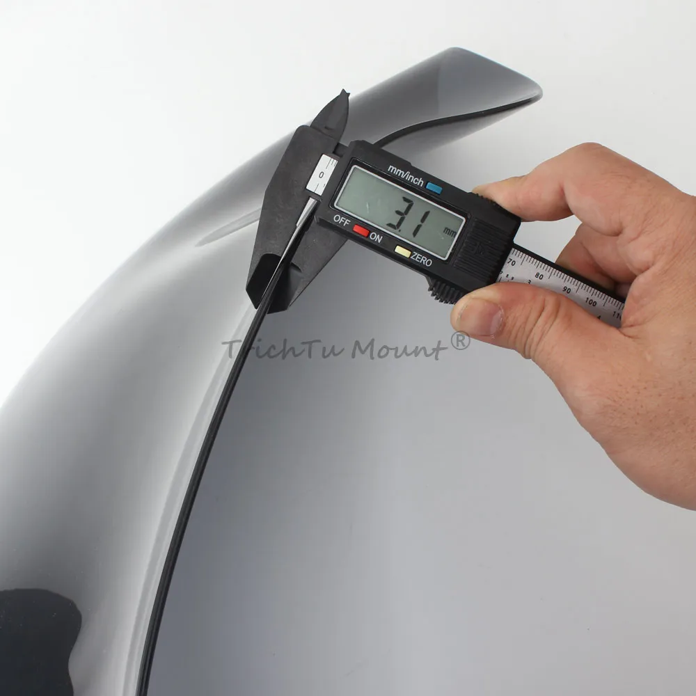 Обтекатель ветрового стекла мотоцикла Wave 13 дюймов черный отражатель для Harley-Davidson