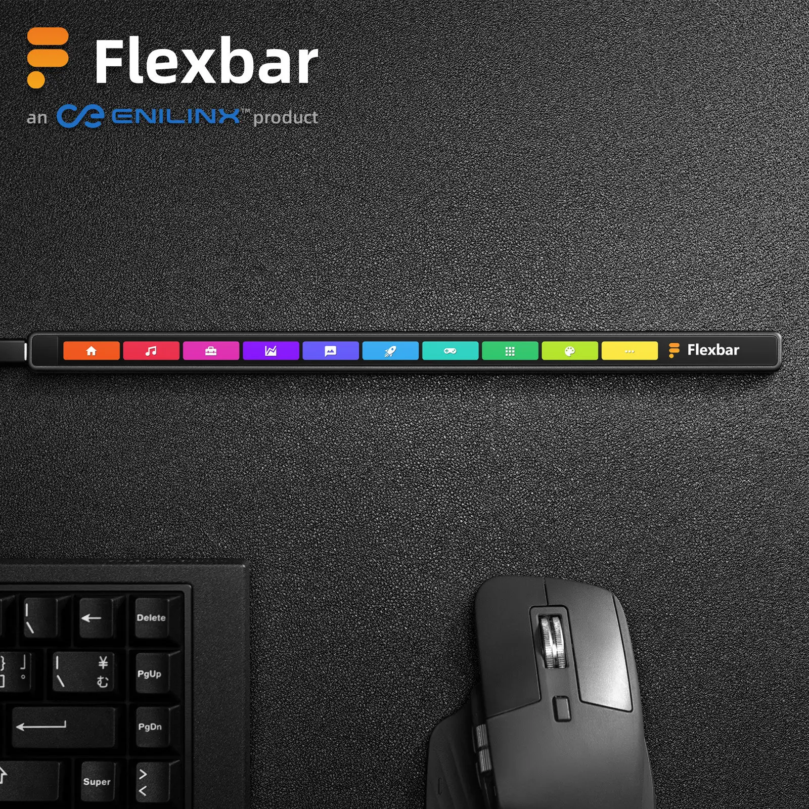 Фото Программируемая сенсорная панель Enilinx Flexbar – универсальное устройство для Adobe, игр и повышения продуктивности с сенсорным экраном №4