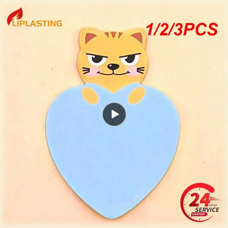 

1/2/3PCS Sheets Heart Shaped Animals Series Student Message Sticker N Times Memo Pad Scrapbooking School Label