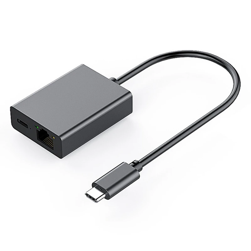 

Адаптер USB Type C-Ethernet 4K 1 шт., док-адаптер для ПК, ноутбука, смартфона, для Google TV