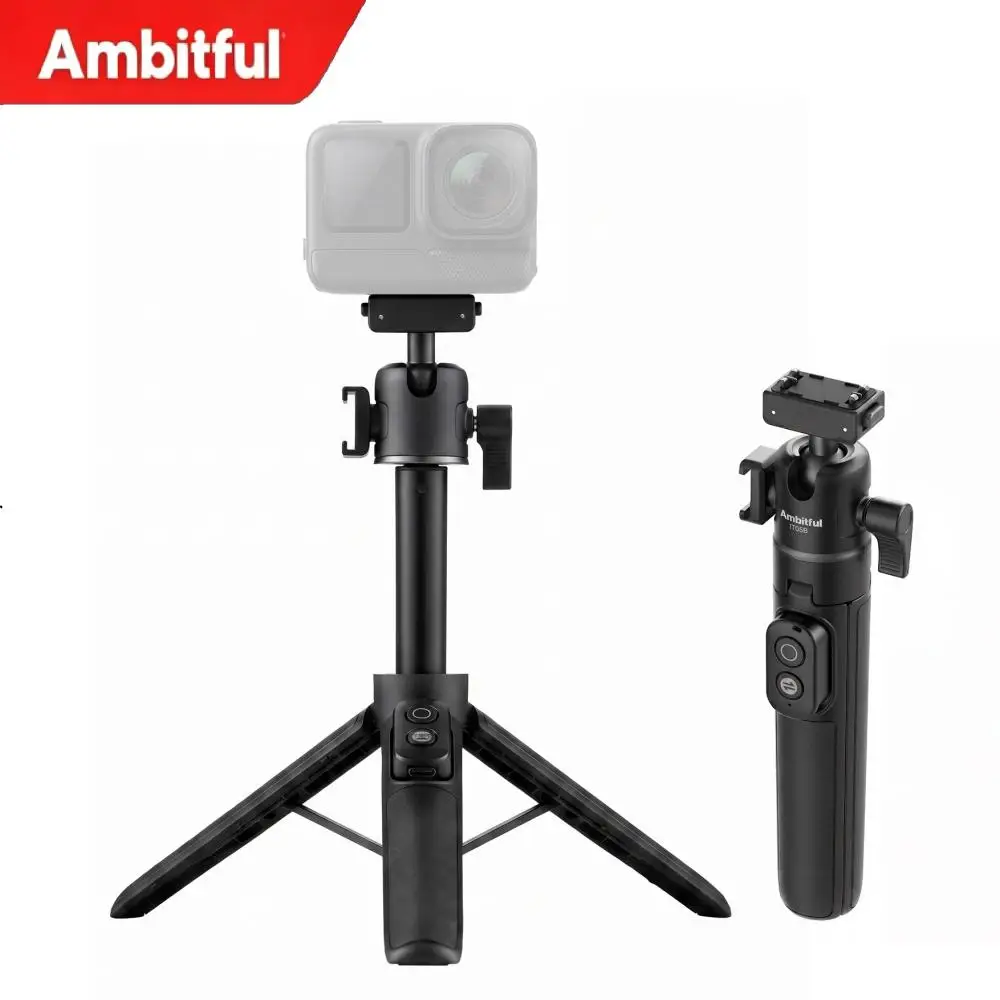 Фото Штатив-монопод Ambitful IT05B Bluetooth с магнитным быстросъемным основанием для экшн-камер Yingshi ACE Pro/Pro2/X5 №2