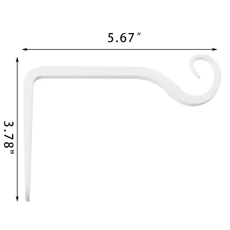 

Настенный крюк из кованого железа черный