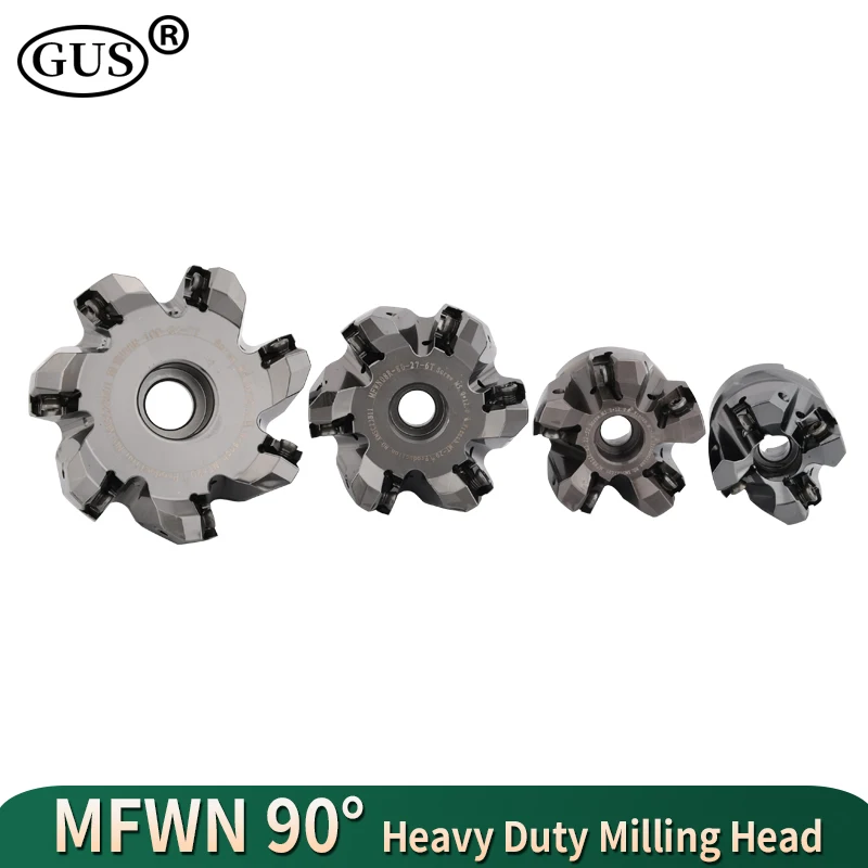 MFWN90 градусов двухсторонний шестигранный тяжелый режущий фрезерный головка MFWN