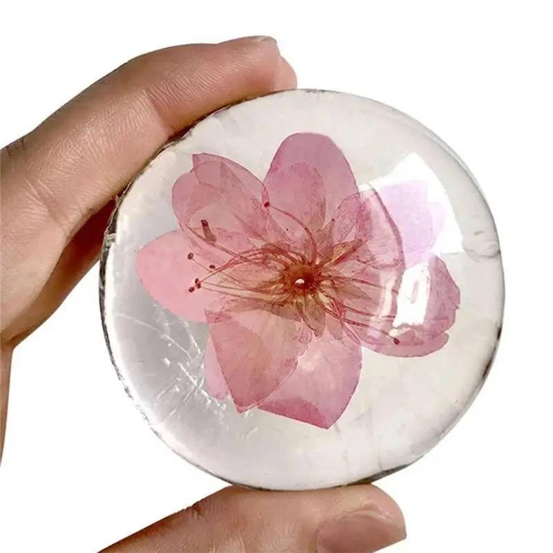 

Amino Acid Transparent Flower Soap Face Whitening Moisturizing Salt Control Cleansing Handmade Oil Bath Balls Bubble Acne S Y0t0