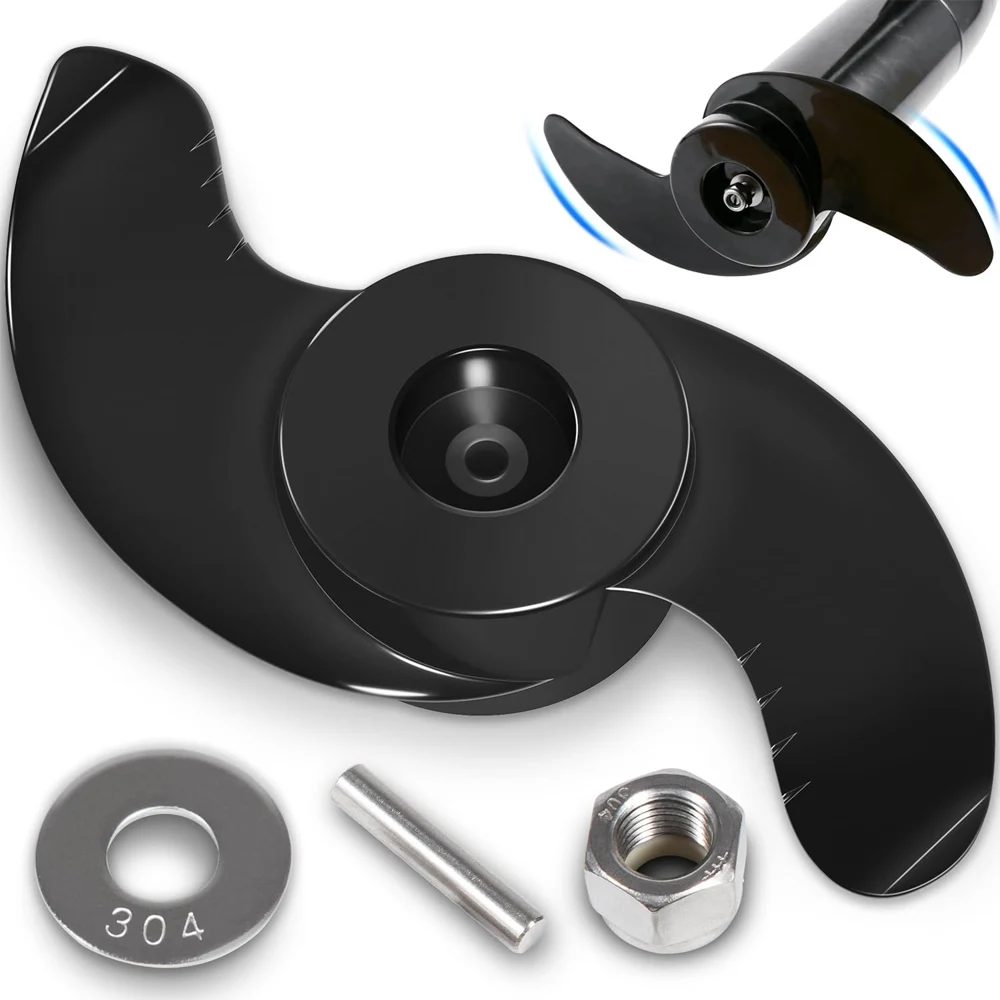 Фото Винт MKP-38 Weedless Wedge 2 для троллинговых моторов Minn Kota с тягой 112 фунтов, диаметром 4-1/2 дюйма, артикулы 1865023, 2341160, 1378160. №1