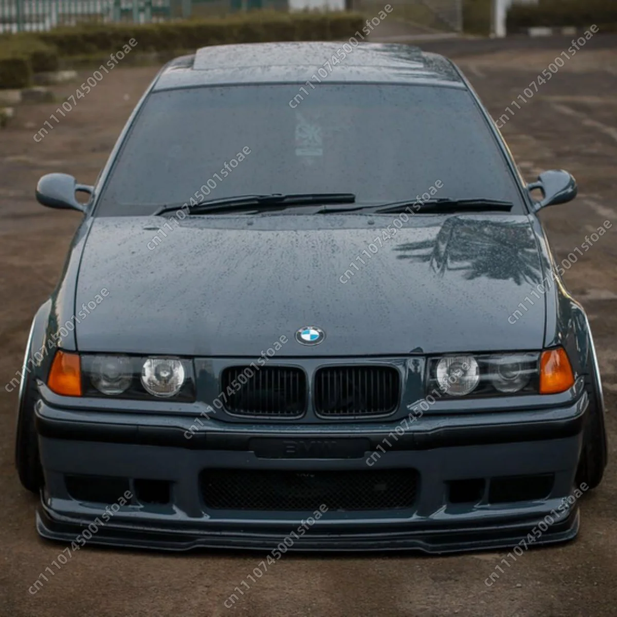 Фото Накладка на передний бампер для BMW 3 серии E36 M3 1991-2000: Спойлер, сплиттер, диффузор, обвесы, высококачественные аксессуары из полипропилена для тюнинга №2