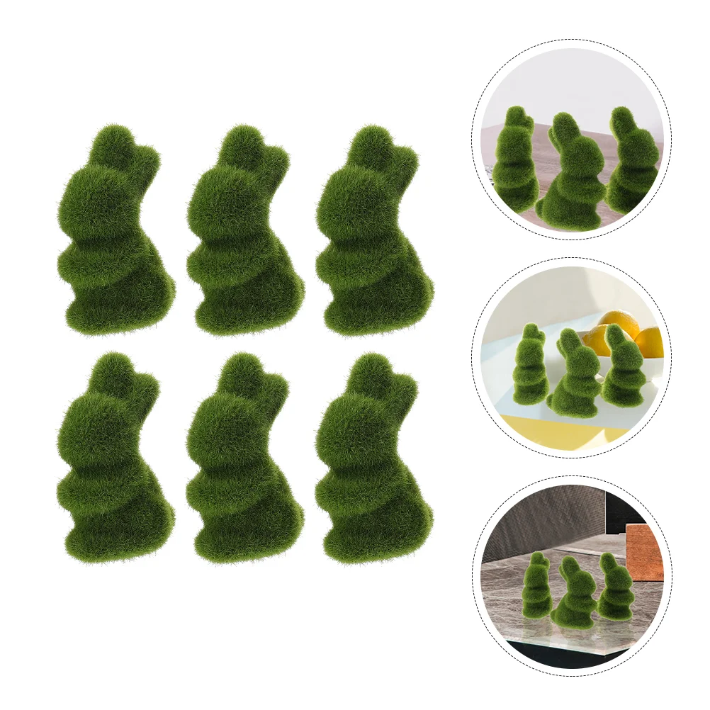 

12 Pcs Easter Simulation Rabbit Doll Model Artificial Rabbit Decor Easter Decor
