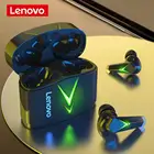 Игровые наушники Lenovo LP6 TWS, новые беспроводные bluetooth наушники с шумоподавлением, Двухрежимная гарнитура для электронных видов спорта, музыки