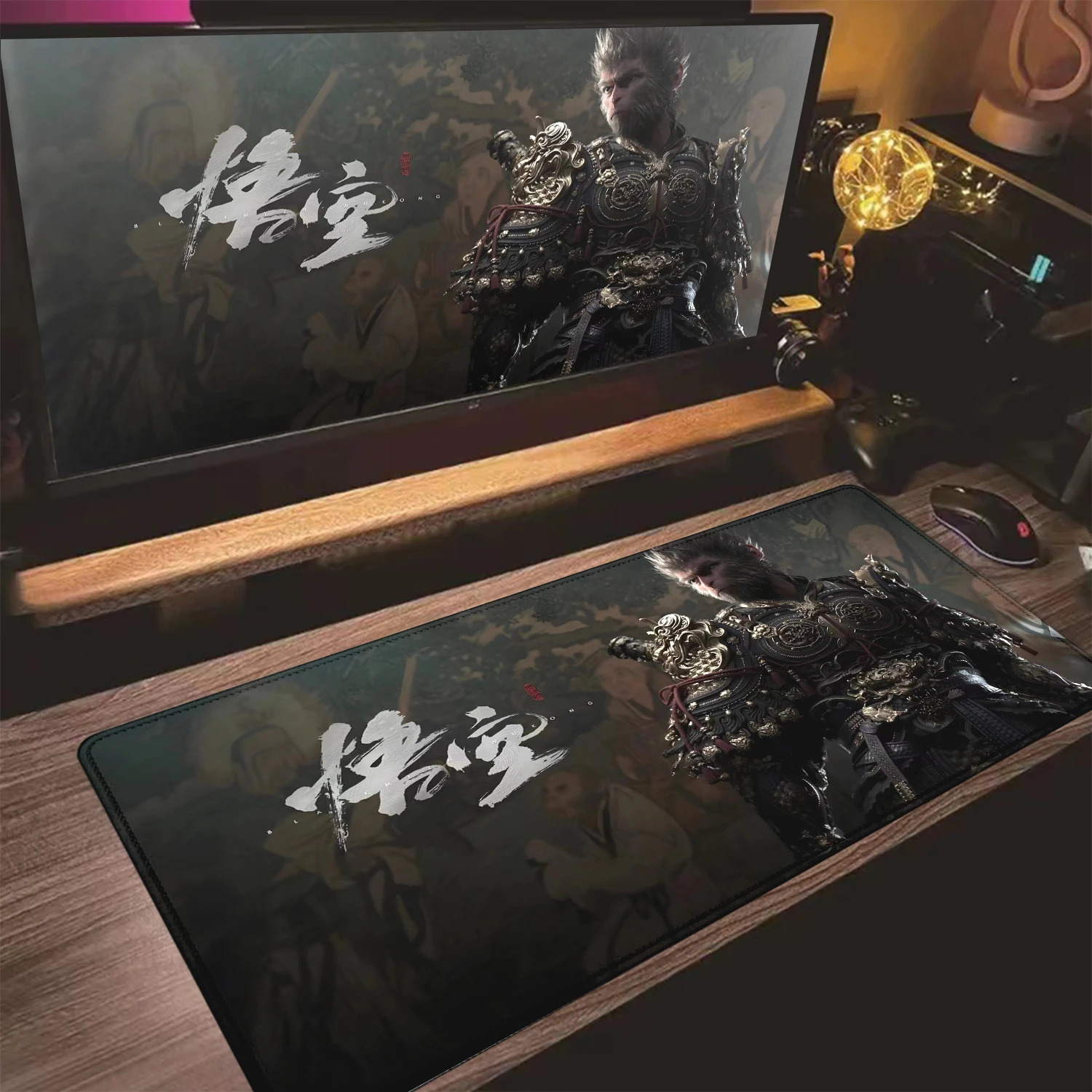 Коврик Для Мыши Большого Размера Black Myth Wukong - Игровой Destiny Man Periphery С Замком