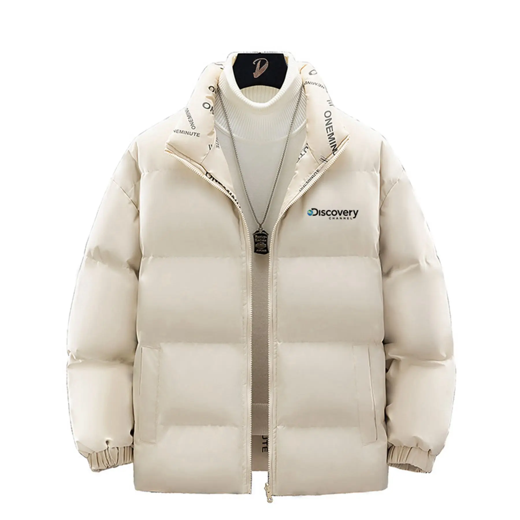 

2023 Men's winter jacket Men Jacket Warm Fashion Thickened Cotton Padded Jackets Stand Collar Casual Coats Windproof