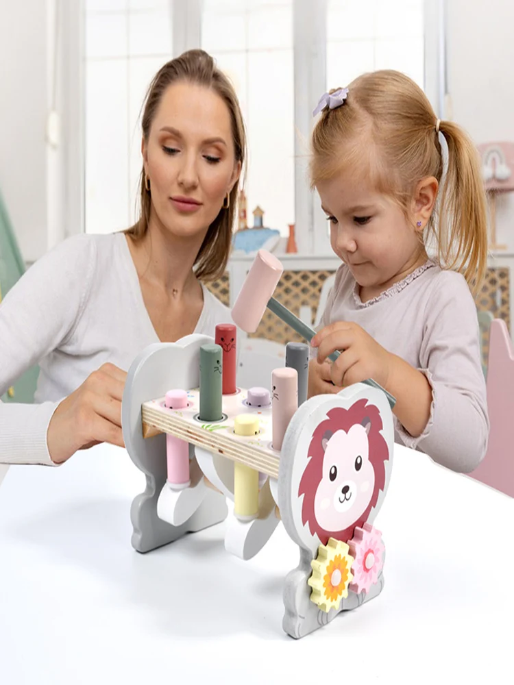 Искусственный лев Whack-a-Rodinica Развивающие деревянные игрушки для детей в возрасте