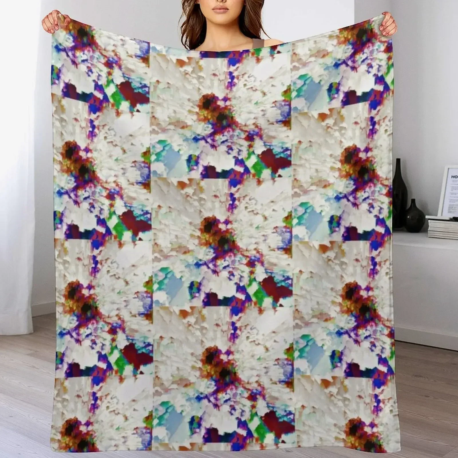 Абстрактное безумие: Zow Пледы для пикника Декоративные одеяла дивана в среду