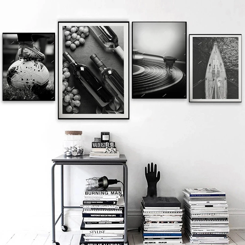 Черно-белые сексуальные женские постеры с принтом на стену изображением