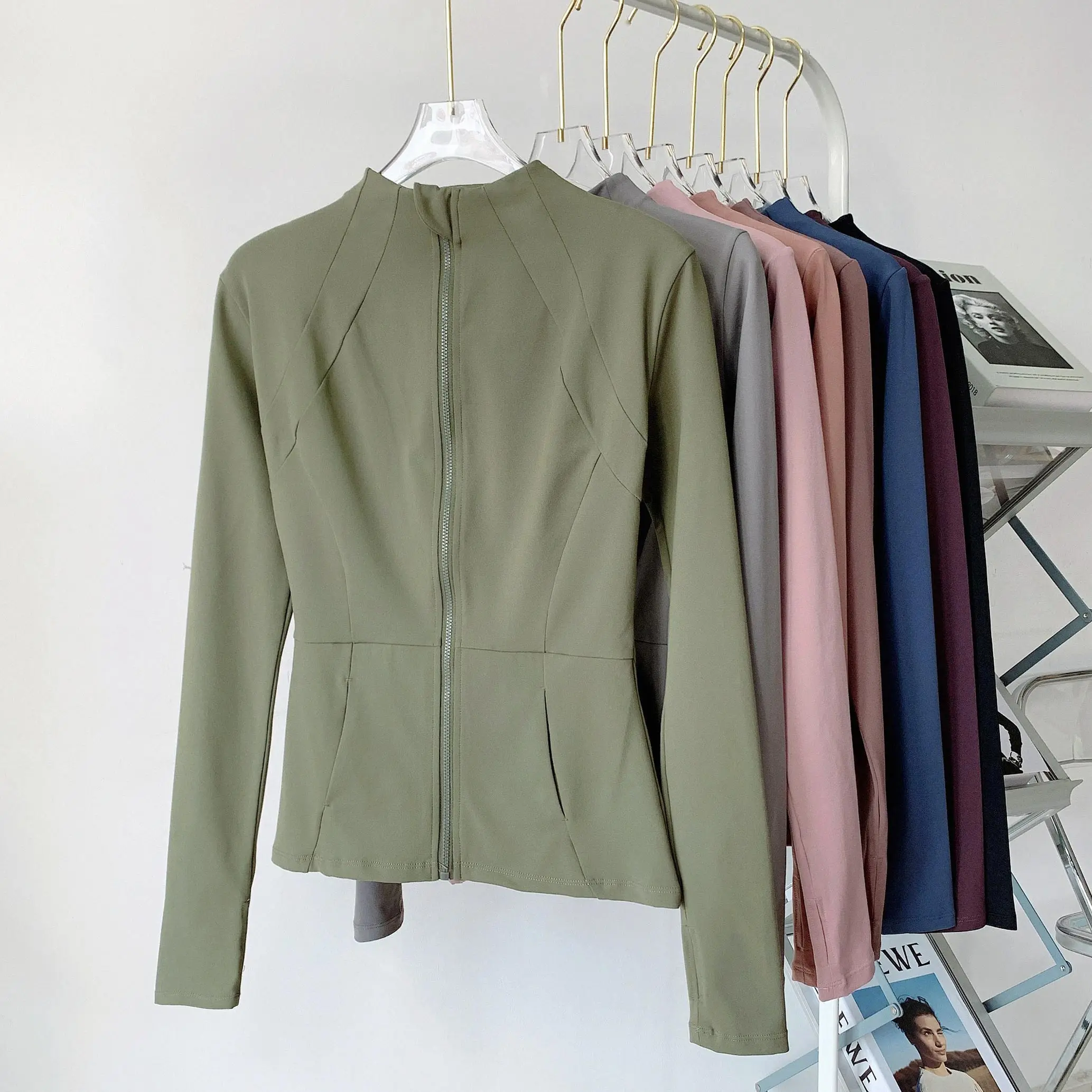 Одежда для верховой езды Женская куртка с длинным рукавом конного спорта