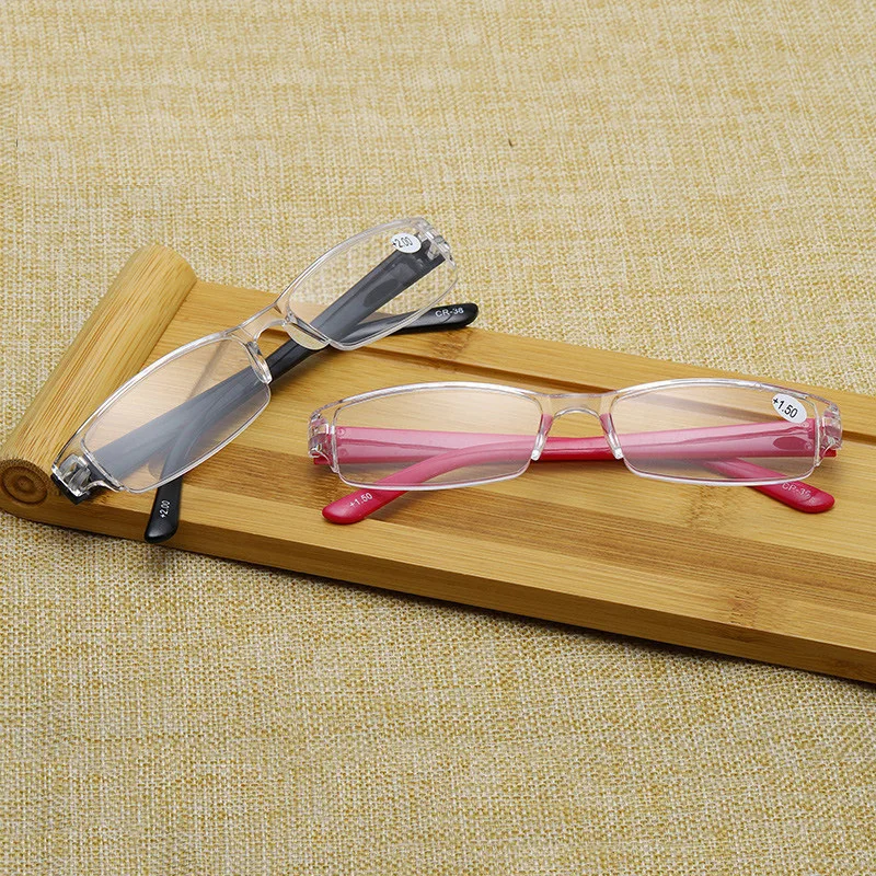 

Ультралегкие прозрачные Серебристые полимерные линзы в стиле унисекс, пластмассовые фотоочки, очки для чтения, пресбиопические очки