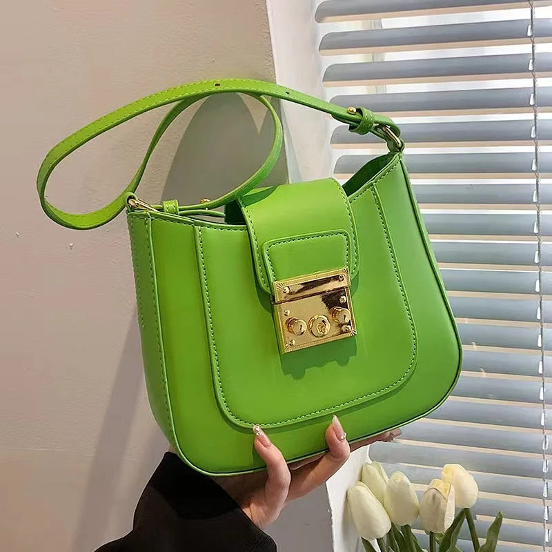 

Женская сумочка под подмышку, роскошная дизайнерская сумка-мешок из искусственной кожи, летние сумки через плечо для женщин, женский кошеле...