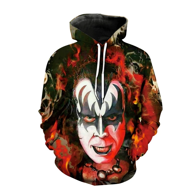 

Kiss Band Com Capuz Estampado 3D Print Hoodie Men/Women y2k Casual Fashion Hoodies Pullover Sweatshirts Oversized Unisex Clothes