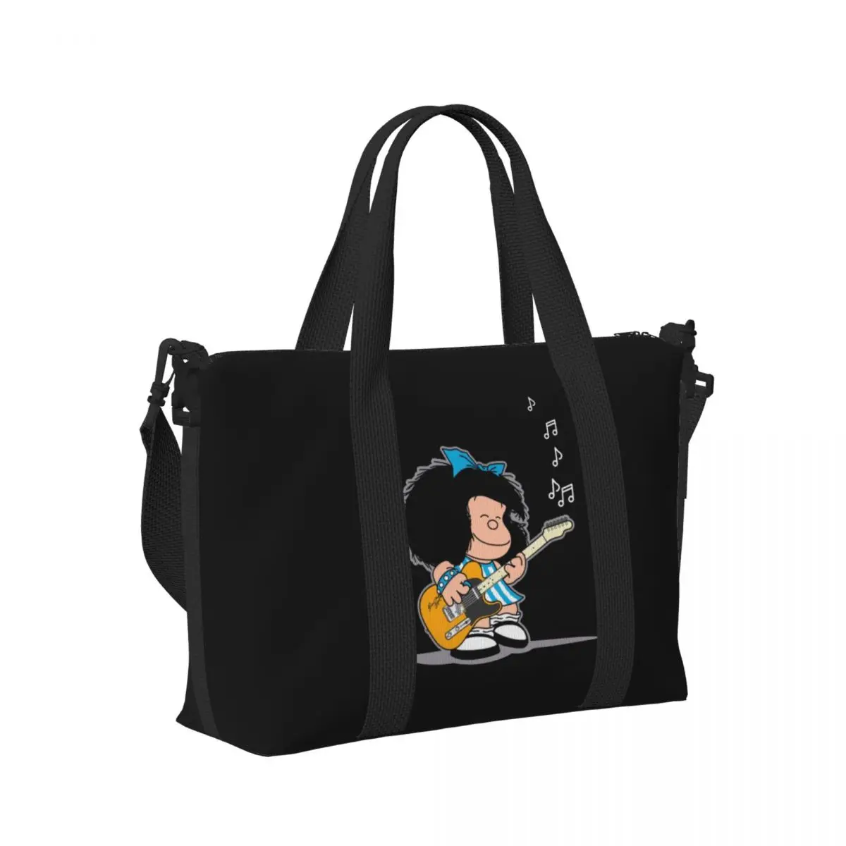 Большая большая сумка-тоут Mafalda Quino Comics женская классическая сумка-шоппер с