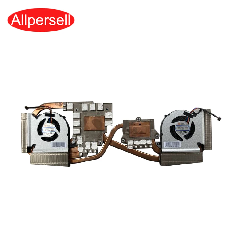 

Модуль радиатора для ноутбука MSI GP66 MS-1543 N453 N454, медная трубка охлаждения вентилятора