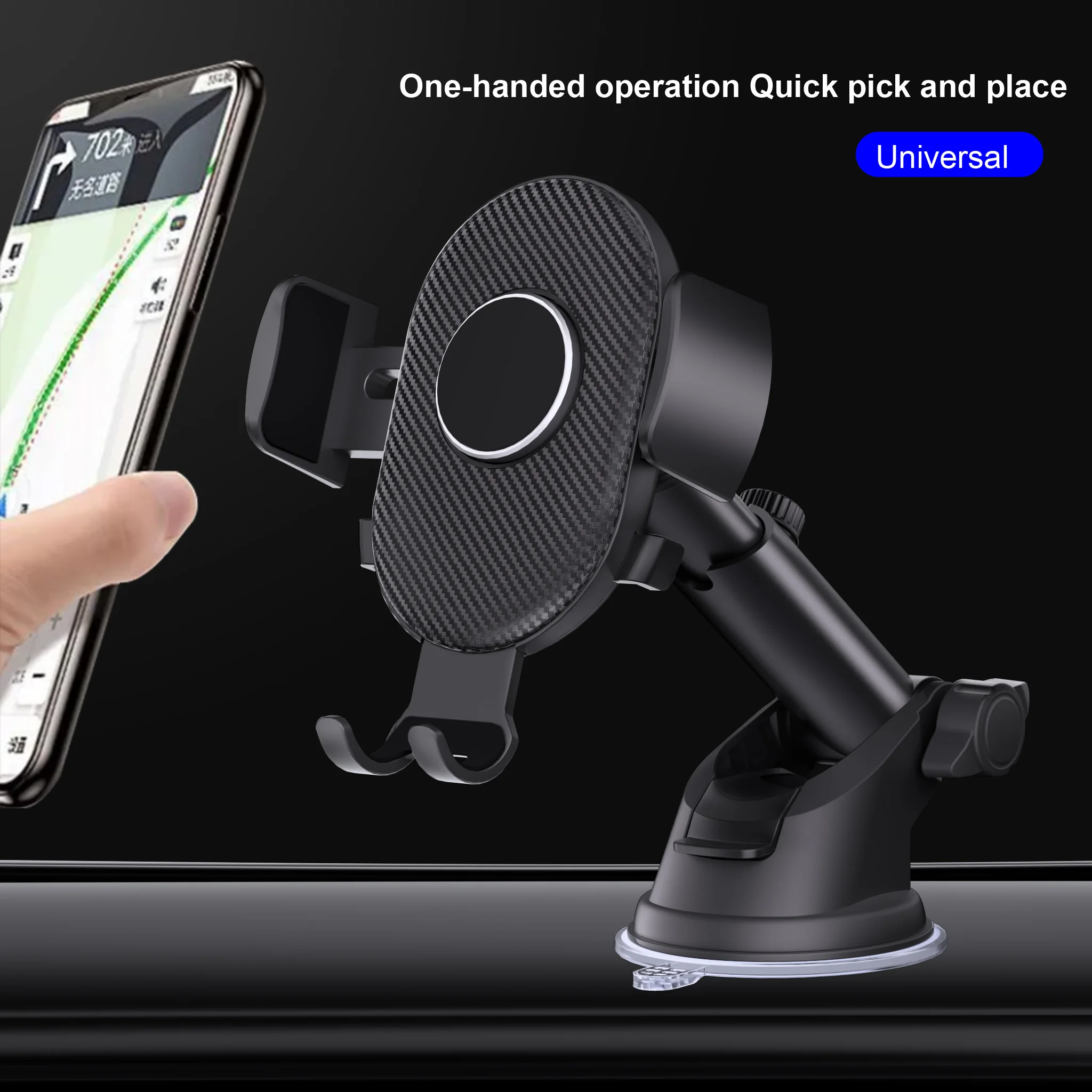 

Car Phone Holder Stand Gravity Dashboard Phone Holder Universial Mobile Phone Support For iPhone 13 12 Pro Xiaomi Samsung