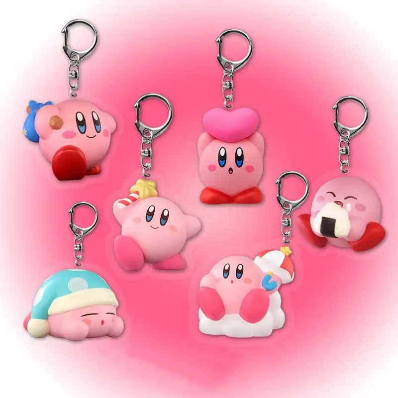 

Kawaii Kirby аниме серия Милая модель Kirby игрушка акриловый значок креативный кулон брелок аксессуары брелок для девочек праздничный подарок