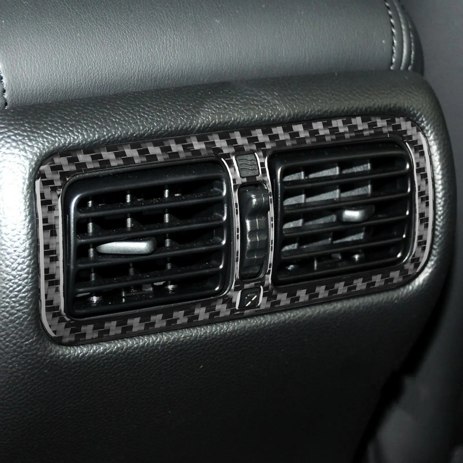 

Rear Center Air Vent Lid Trim Carbon Fiber Waterproof for G37 10-2013