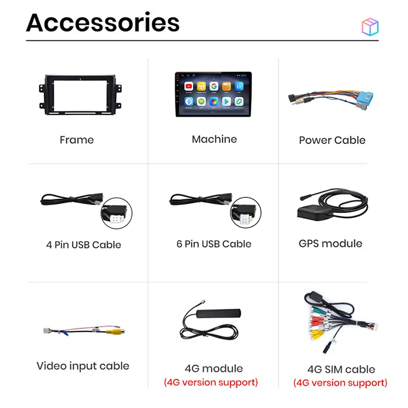 Автомагнитола AWESAFE PX9 для Suzuki SX4 2006 - 2013 Fiat Sedici 2005-2014 мультимедийная навигация 2 din