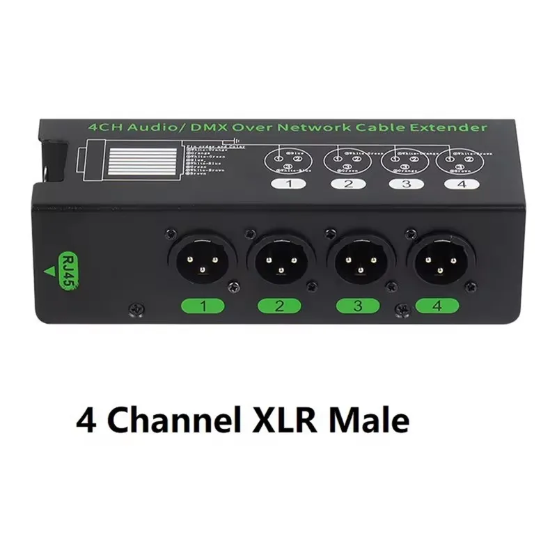 1 пара 4-канальных 6,5 + 3-контактных XLR аудиоDMX удлинитель сетевого кабеля DMX512 удлинитель сетевого сигнала 1 штекер + 1 гнездо (art.: 3920c8a034b88) - 3920c8a034b88