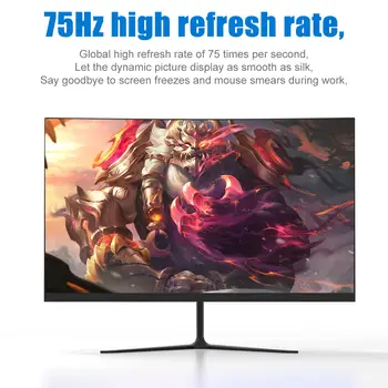 23.8 Inch HD 1080P IPS PC Monitor HDMI Desktop LCD Display FHD 75Hz Game Monitors With Speaker 5