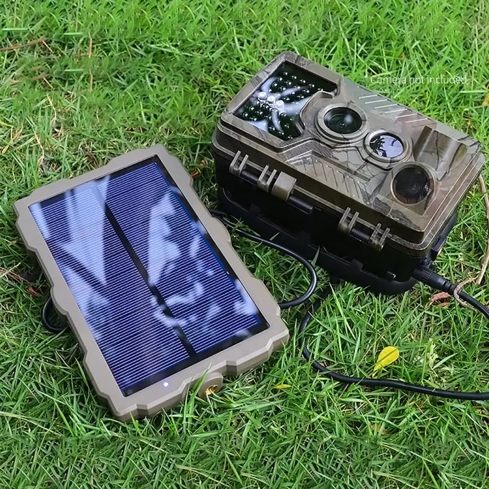 

Lightweight Unique Safe IR Camera Solar Panel Large Battery Capacity Camera Accessories