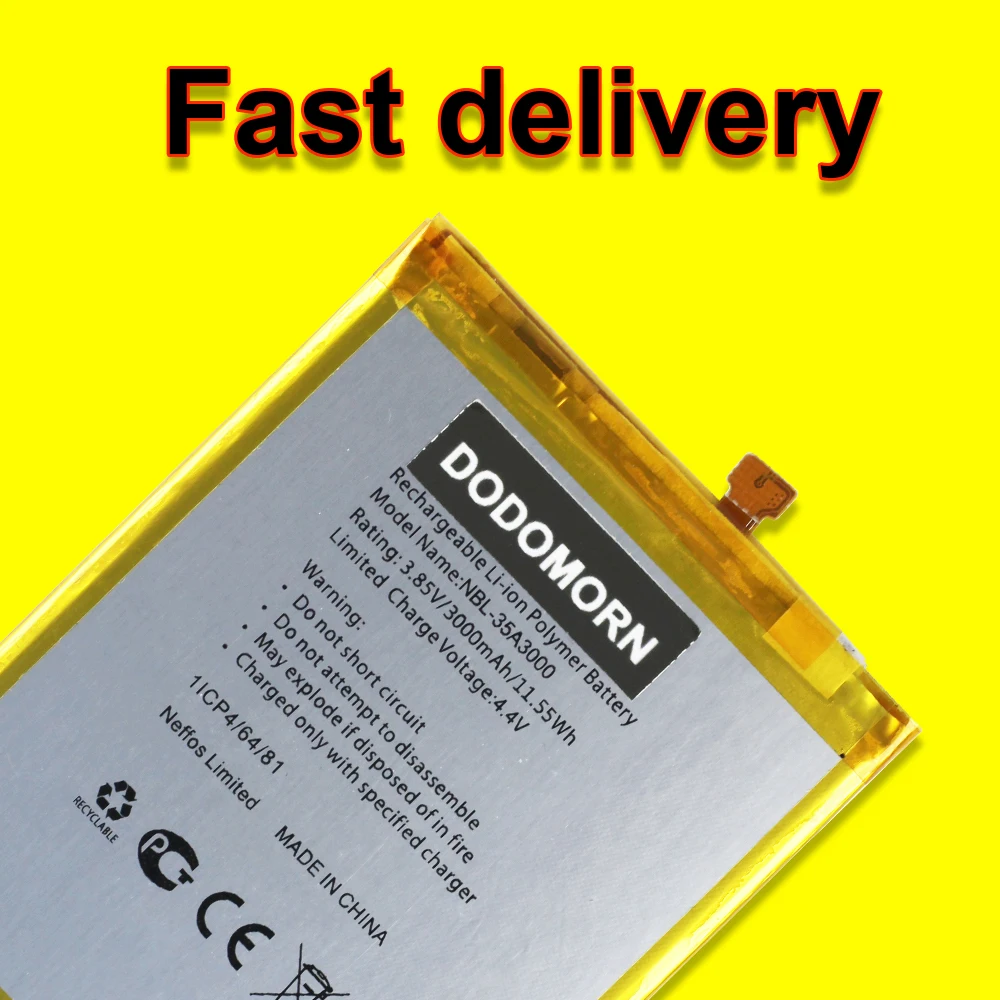 Новый аккумулятор на 3000 мА · ч для TP-link Neffos X1 Max TP903A TP903C