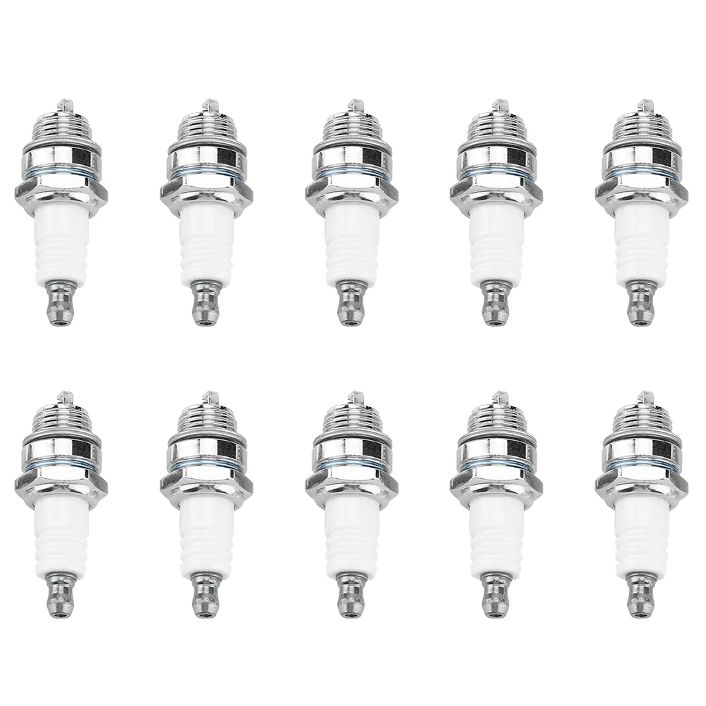

10Pcs Spark Plugs Brush Cutter Trimmer Chain Saw Replacement Accessories Spark