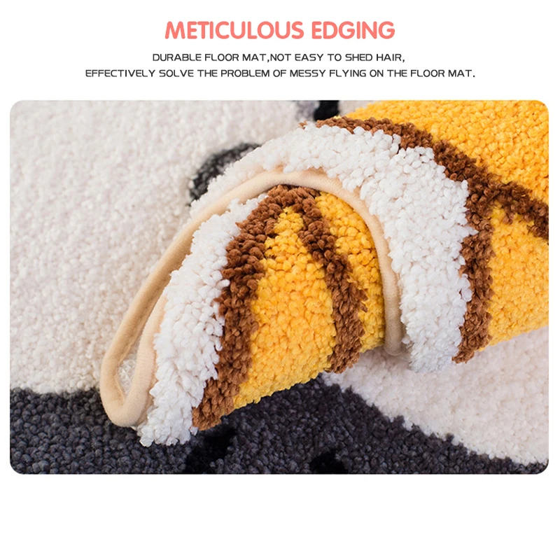 cartoon corgi butt bath mats doormats rugs floor rugs doormats home for bathroom living room entrance door kitchen bed hallway free global shipping