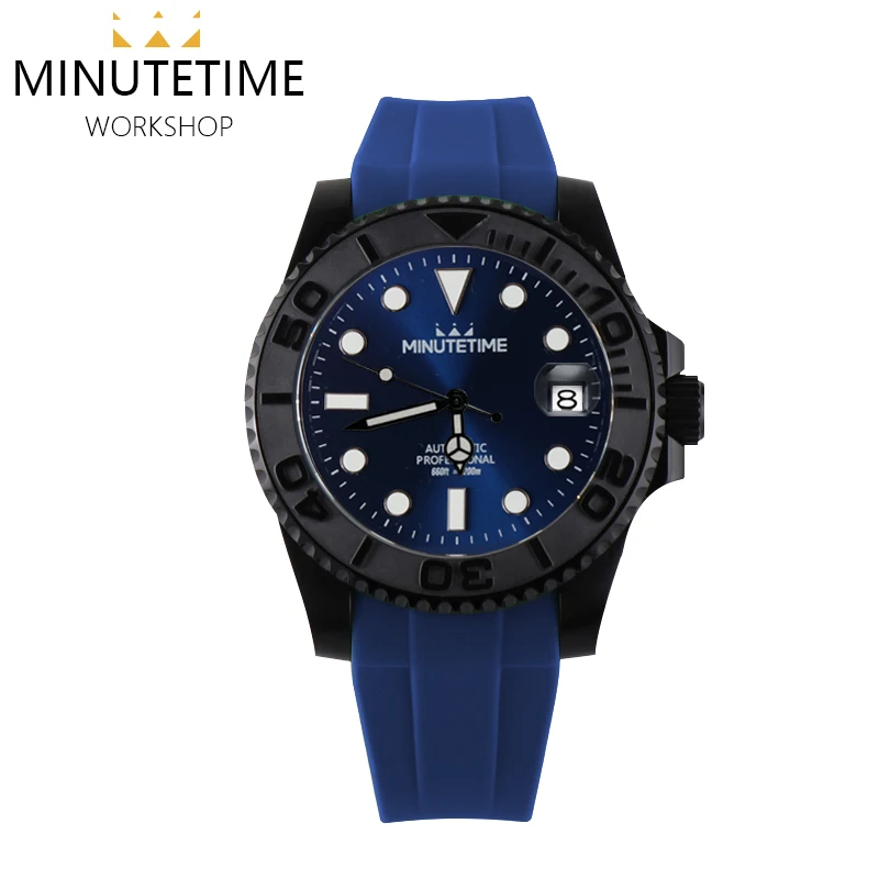 

Casual Fashion Watch For Men 40mm Submarine NH35/38 Automatic Mechanical Wristwatches Sapphire Glass Green Luminous Waterproof