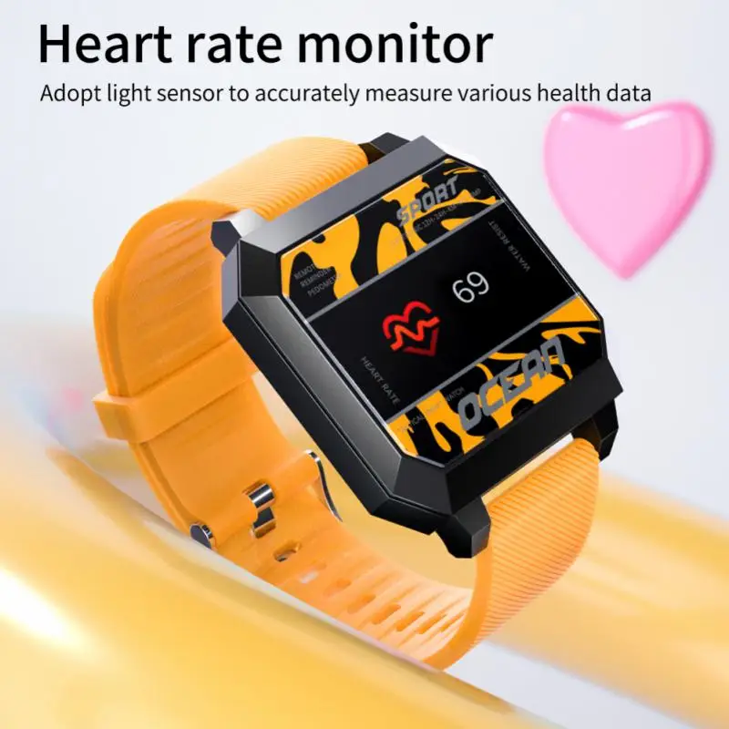 LOKMAT OCEAN 2 Men's Smart Watch Full Touch Fitness Tracker Heart Rate Blood Pressure Monitoring Sports Detection | Электроника