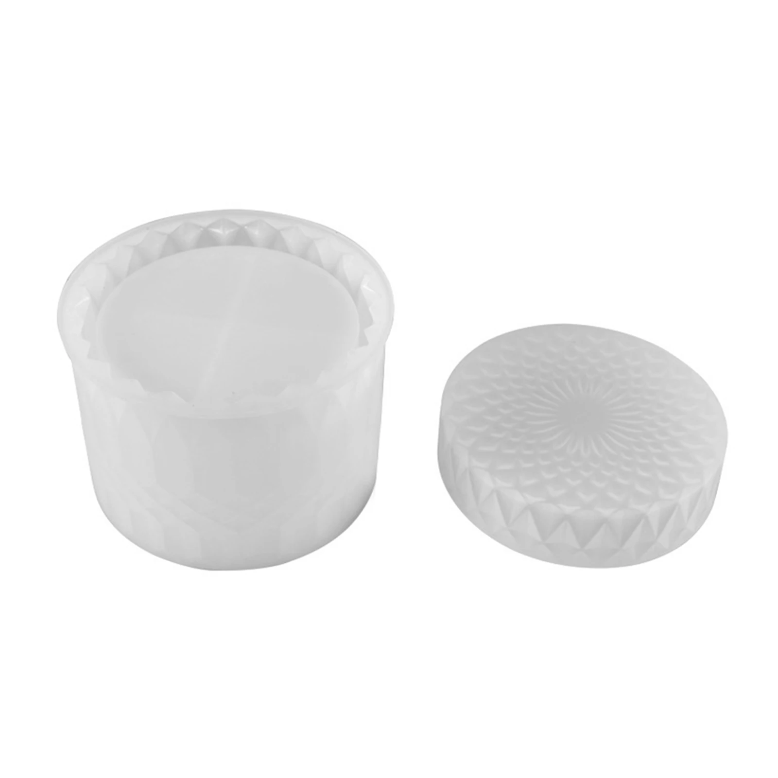 

Home Decor Storage Box Mold Gift Candy Case 3D DIY With Lid Trinket Epoxy Resin Flower Pot Container Tabletop Craft Silicone