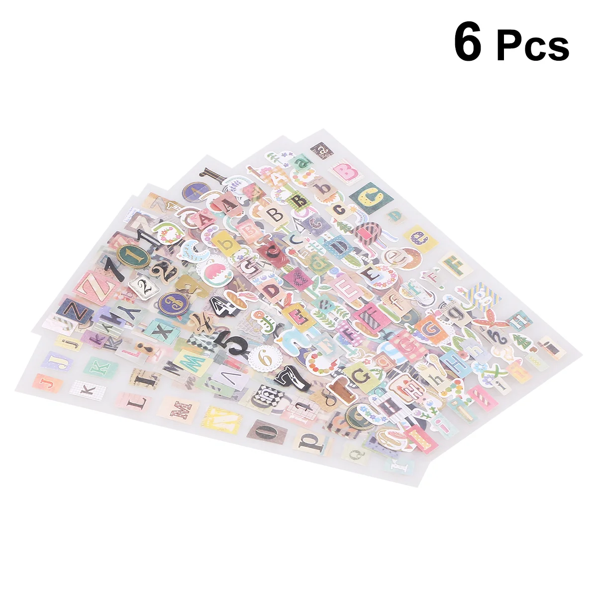 

Stickers Alphabet Scrapbook Decorative Sticker Number Scrapbooking Kids Craftcolorful Symbol Gemstone Letter Sticky Border