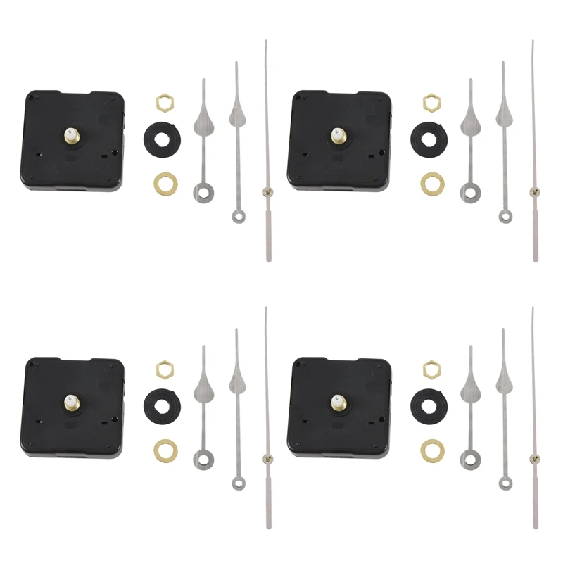 

4х часовой механизм, Черный часовой минутный красный секундный фотографический набор