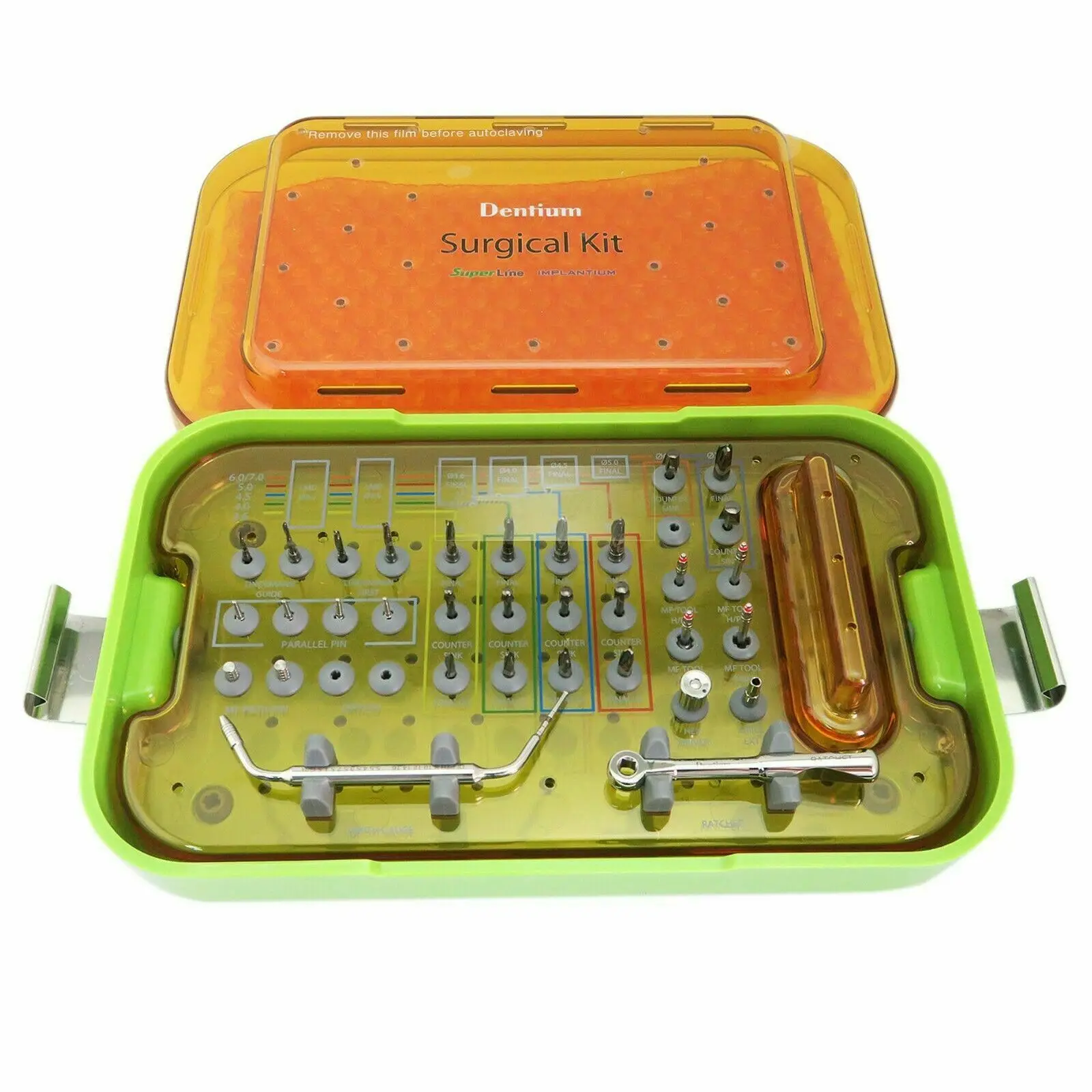 Dentium Dental Oral Surgery Kit Implant Surgery Instrument Kit Implantium Tool Dental Uxif Dentium Surgical Drill