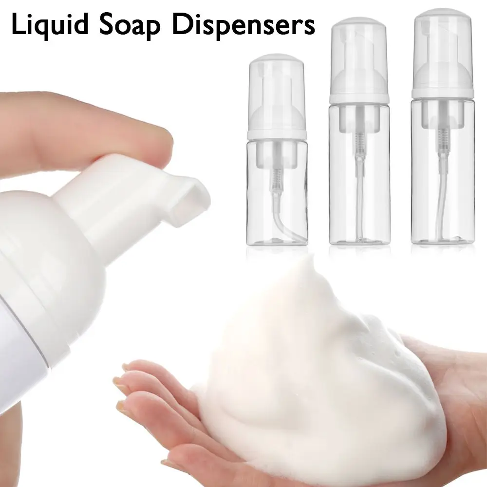 1Pc 30/50/60/80 ML Plastic Foaming Bottle Refillable Empty Soap Dispenser Shampoo Shower Gel Foaming Bottle Pump Container images - 6