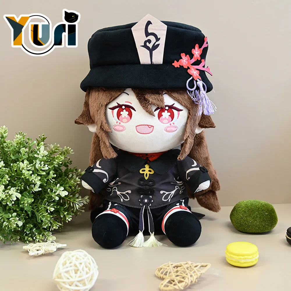 

New Genshin Impact Hutao Hu Tao 30cm Plush Doll Clothes Costume Outfit Toy Body Soft Cosplay Cute Gift C MT