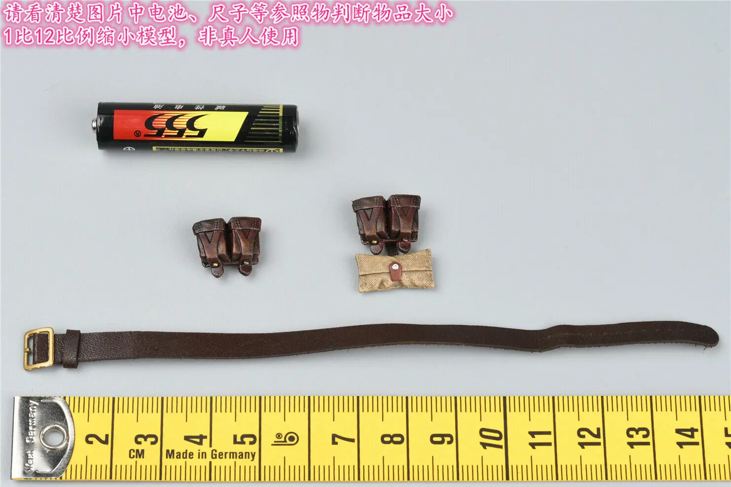 

POPTOYS BGS017 BGS018 1/12 Scale Big Head Soldier Belt & Ammunition Bag Model